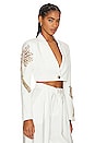 view 2 of 6 Palazza Blazer in White