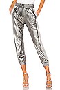 view 1 of 5 Willow Pant in Metallic Silver