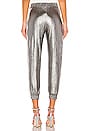 view 3 of 5 Willow Pant in Metallic Silver