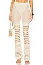 view 1 of 5 Tatiana Pant in Ivory/gold