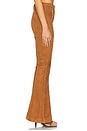 view 3 of 6 Manuela Suede Pant in Cognac