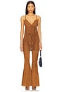 view 5 of 6 Manuela Suede Pant in Cognac