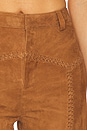 view 6 of 6 Manuela Suede Pant in Cognac