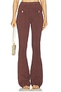 view 1 of 6 Joliet Knit Pant in Metallic Chocolate