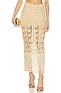 view 1 of 5 Naida Skirt in Gold