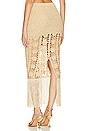 view 3 of 5 Naida Skirt in Gold