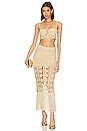 view 4 of 5 Naida Skirt in Gold