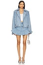 view 5 of 6 Angelique Denim Skirt in Bleeker