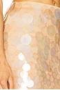 view 6 of 6 Riley Sequin Skirt in Honey Beige