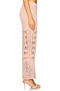 view 3 of 6 Naida Crochet Skirt in Metallic Peche
