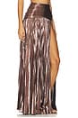 view 2 of 6 Olivera Skirt in Metallic Mauve