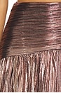 view 6 of 6 Olivera Skirt in Metallic Mauve