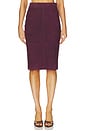 view 1 of 6 Marcella Skirt in Bordeaux