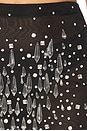 view 6 of 6 Isabel Embellished Skirt in Black & Silver