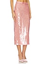view 2 of 6 JUPE À SEQUINS TANITH in Rose