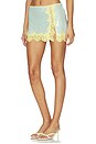 view 3 of 6 FALDA MORGEN in Yuzu Lace & Mint Body