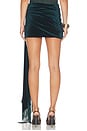 view 5 of 6 Imperia Velvet Skirt in Sarcelle