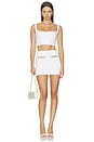 view 5 of 6 FALDA OVIDIA  in White & Gold