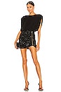 view 4 of 5 Celestia Skirt in Black & Chain