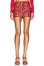 view 1 of 5 Aaliyah Skirt in Red