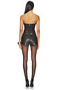 view 3 of 3 Pernille Leather Romper in Tobacco