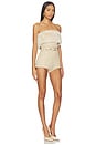 view 2 of 4 Concetta Tweed Romper in Sand