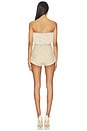 view 3 of 4 Concetta Tweed Romper in Sand