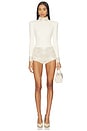 view 1 of 4 Bethanie Romper in Winter White & Champagne