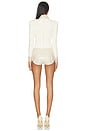 view 3 of 4 Bethanie Romper in Winter White & Champagne