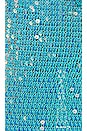 view 5 of 5 ВЯЗАНЫЙ КРЮЧКОМ БЮСТГАЛЬТЕР LEANDRA in Aqua Blue