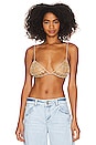 view 1 of 5 Deja Bra in Nude/silver