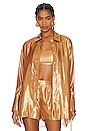 view 1 of 5 Romy Shirt in Nude Glitter