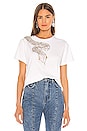 view 1 of 5 Snake Tee in White