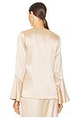 view 3 of 4 Svea Blouse in Nude