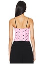 view 3 of 4 Marianne Corset Top in Pink Polka Dots