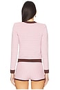 view 3 of 5 Percy Top in Metallic Earl Rose & Pecan
