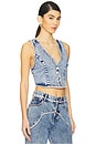 view 2 of 5 Jordi Denim Vest in Rodeo