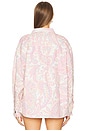 view 3 of 4 Aurelie Denim Shirt in Pastel Paisley