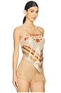 view 2 of 5 Noelle Top in Terracotta Bandana