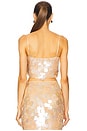 view 3 of 5 Leia Sequin Tank in Honey Beige