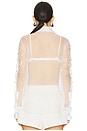 view 3 of 5 Aubriella Embellished Shirt in White