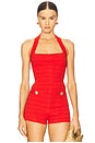 view 1 of 5 Leslie Knit Top in Metallic Geranium