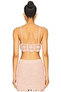 view 3 of 4 Bellini Crochet Top in Metallic Peche
