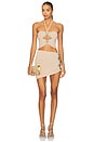 view 4 of 5 Brea Knit Top in Metallic Peche & Eucal