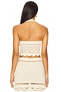 view 3 of 4 Soliana Crochet Top in Ivory & Gold