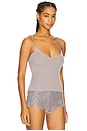 view 2 of 5 Cassia Cami in Cloud & Gunmetal