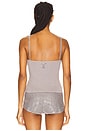 view 3 of 5 Cassia Cami in Cloud & Gunmetal