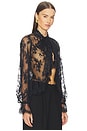 view 2 of 5 Tamsin Lace Blouse in Black