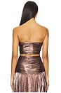 view 3 of 4 Floriana Top in Metallic Mauve