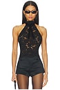 view 1 of 4 Ravenna Lace Top in Black